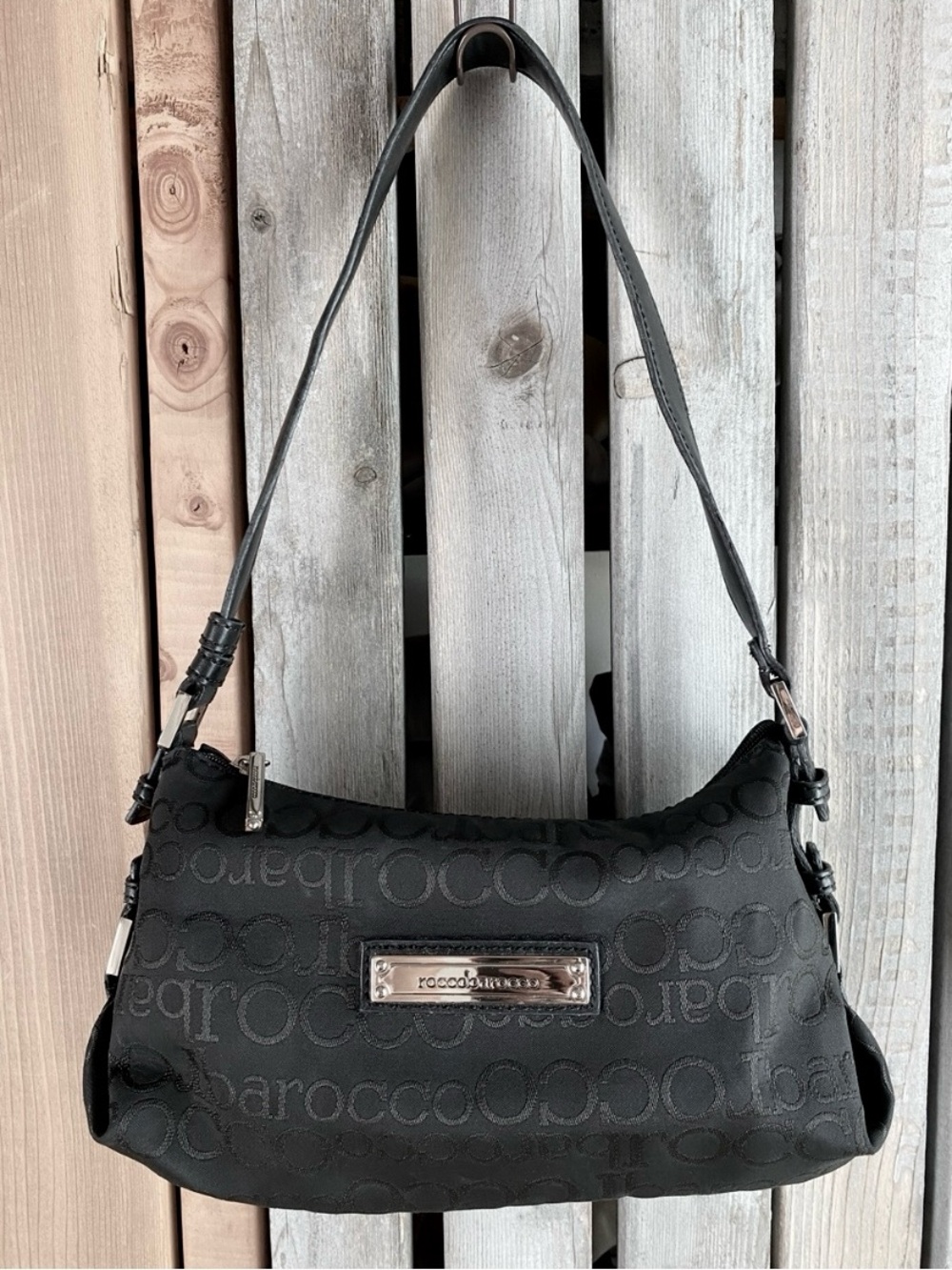 RoccoBarocco  Purse Baguette Black Bag